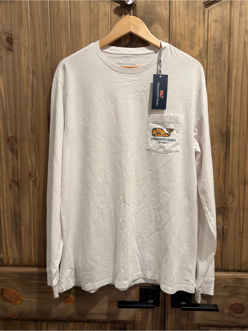 **NEW** LIMITED EDITION Vineyard Vines Men's Georgia Peach Pocket Tee NWT sz L